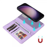 Betopnice Samsung Galaxy S24 Ultra Etui Avtagbart Deksel 005 Lilla