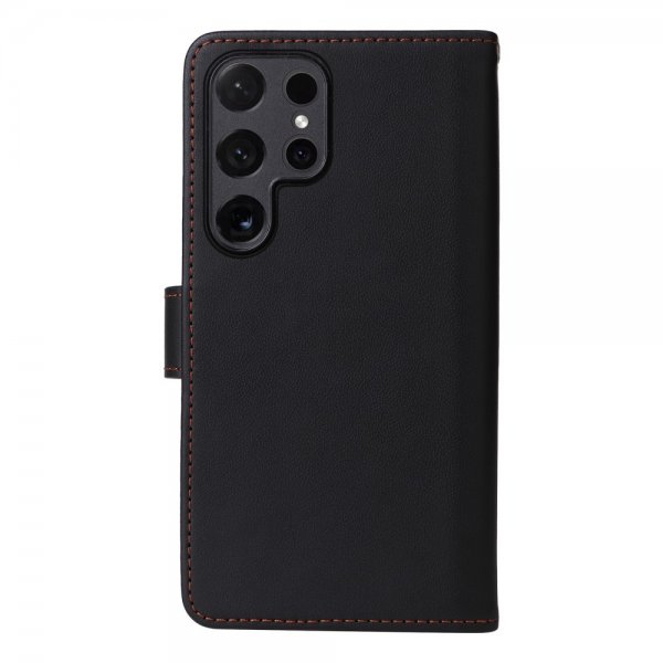 Betopnice Samsung Galaxy S24 Ultra Etui Avtagbart Deksel 005 Svart