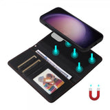 Betopnice Samsung Galaxy S24 Ultra Etui Avtagbart Deksel 005 Svart