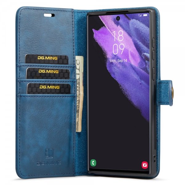 Dg.Ming Samsung Galaxy S24 Ultra Etui Avtagbart Deksel Blå