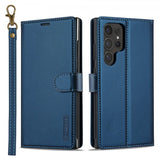 Lc.Imeeke Samsung Galaxy S24 Ultra Etui Avtagbart Deksel L2 Series MagSafe Blå