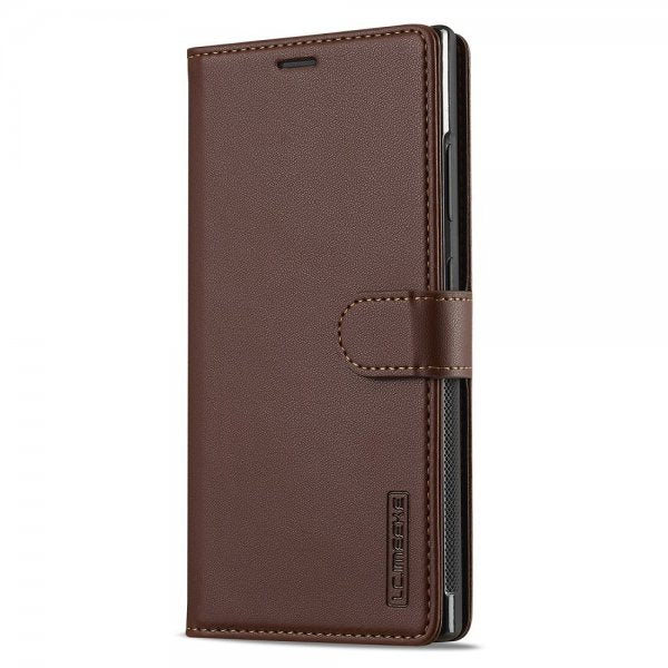 Lc.Imeeke Samsung Galaxy S24 Ultra Etui Avtagbart Deksel L2 Series MagSafe Brun