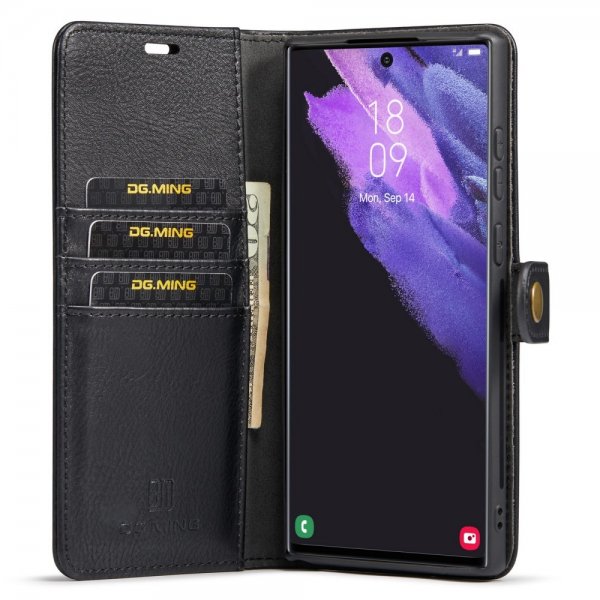 Dg.Ming Samsung Galaxy S24 Ultra Etui Avtagbart Deksel Svart