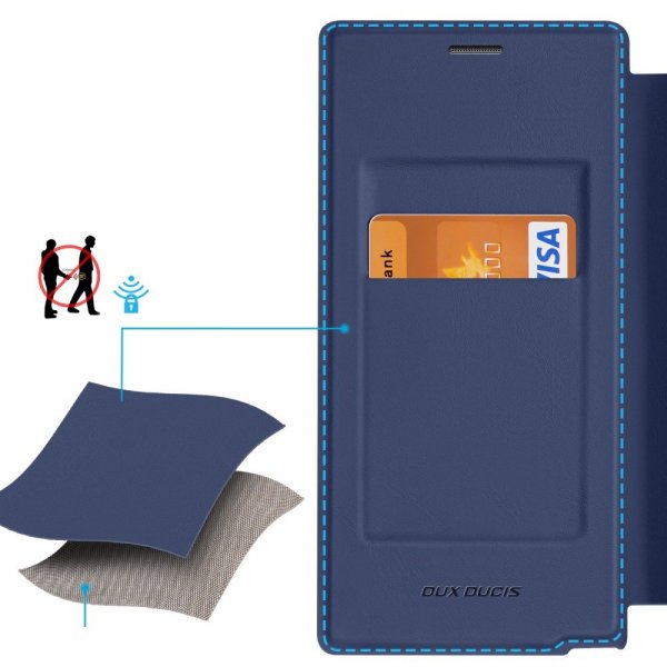 Dux Ducis Samsung Galaxy S24 Ultra Etui Skin X Pro Series Kickstand MagSafe Blå