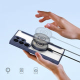 Dux Ducis Samsung Galaxy S24 Ultra Etui Skin X Pro Series Kickstand MagSafe Blå