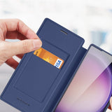 Dux Ducis Samsung Galaxy S24 Ultra Etui Skin X Pro Series Kickstand MagSafe Blå