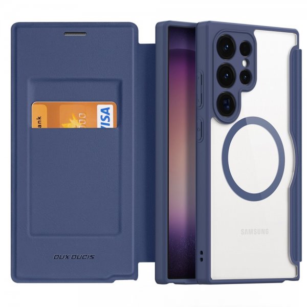 Dux Ducis Samsung Galaxy S24 Ultra Etui Skin X Pro Series MagSafe Blå
