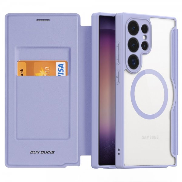 Dux Ducis Samsung Galaxy S24 Ultra Etui Skin X Pro Series MagSafe Lilla