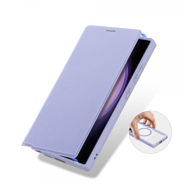 Dux Ducis Samsung Galaxy S24 Ultra Etui Skin X Pro Series MagSafe Lilla