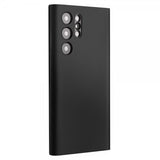 Qialino Samsung Galaxy S24 Ultra Etui View Window Ekte skinn Svart