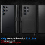 Spigen Samsung Galaxy S24 Ultra Etui Wallet S Plus Svart