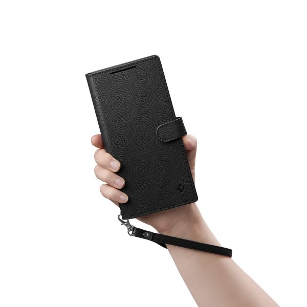 Spigen Samsung Galaxy S24 Ultra Etui Wallet S Plus Svart