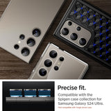 Spigen Samsung Galaxy S24 Ultra Kamerabeskytter GLAS.tR EZ Fit Optik Pro 2-pakning Grå