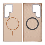 Samsung Galaxy S24 Ultra Deksel Karbonfibermønster MagSafe Gull