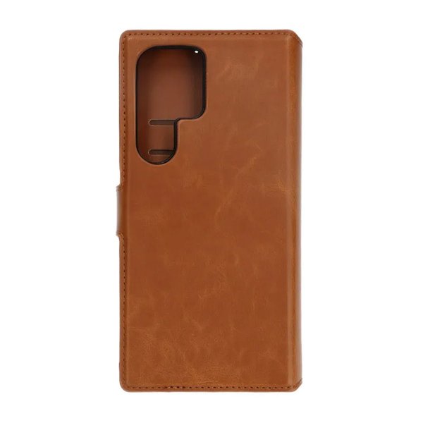 Rvelon Samsung Galaxy S24 Ultra Etui Detachable Wallet Case Brun