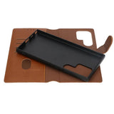 Rvelon Samsung Galaxy S24 Ultra Etui Detachable Wallet Case Brun