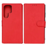 Rvelon Samsung Galaxy S24 Ultra Etui Detachable Wallet Case Rød