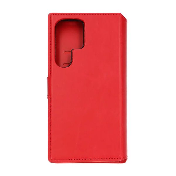 Rvelon Samsung Galaxy S24 Ultra Etui Detachable Wallet Case Rød