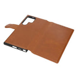 Rvelon Samsung Galaxy S24 Ultra Etui 4 Kortlomme Brun