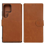 Rvelon Samsung Galaxy S24 Ultra Etui 4 Kortlomme Brun