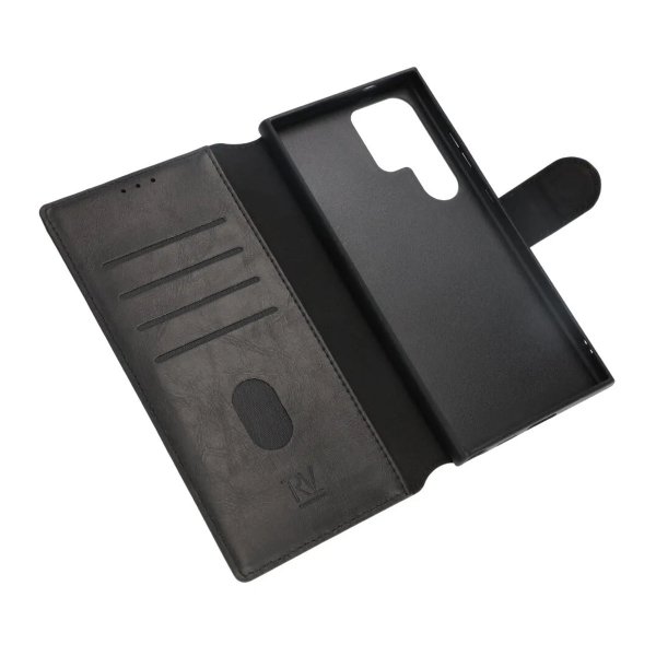 Rvelon Samsung Galaxy S24 Ultra Etui 4 Kortlomme Svart