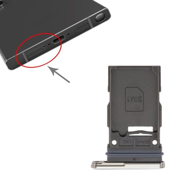 Samsung Galaxy S24 Ultra SIM-kortholder - Silver