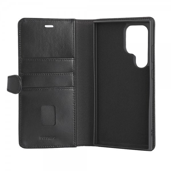 Buffalo Samsung Galaxy S24 Ultra Etui 2-in-1 Detachable Wallet Svart