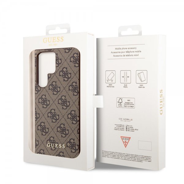 Guess Samsung Galaxy S24 Ultra 4G Charm Brun