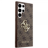 Guess Samsung Galaxy S24 Ultra 4G Metal Logo Brun