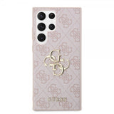 Guess Samsung Galaxy S24 Ultra 4G Metal Logo Rosa