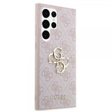 Guess Samsung Galaxy S24 Ultra 4G Metal Logo Rosa