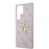 Guess Samsung Galaxy S24 Ultra 4G Metal Logo Rosa