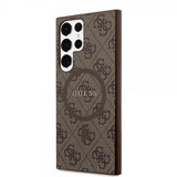 Guess Samsung Galaxy S24 Ultra 4G Pattern MagSafe Brun