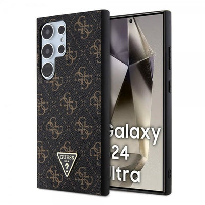 Guess Samsung Galaxy S24 Ultra 4G Print Grained Svart