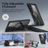 ESR Samsung Galaxy S24 Ultra Deksel Boost Flickstand MagSafe Frostad Transparent