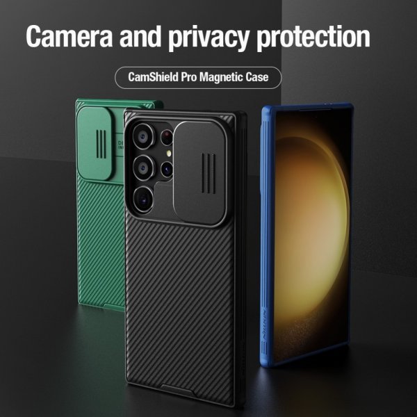 Nillkin Samsung Galaxy S24 Ultra Deksel CamShield Pro MagSafe Svart