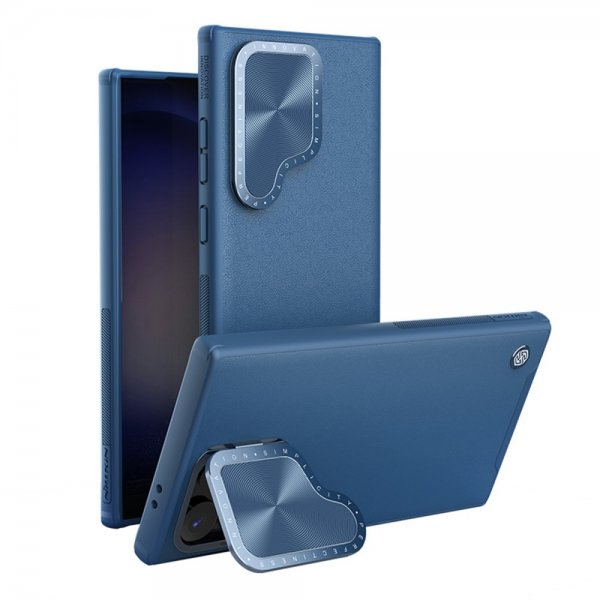 Nillkin Samsung Galaxy S24 Ultra Deksel CamShield Prop Leather Blå