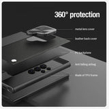Nillkin Samsung Galaxy S24 Ultra Deksel CamShield Prop Leather Blå