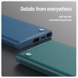 Nillkin Samsung Galaxy S24 Ultra Deksel CamShield Prop Leather Blå