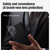 Nillkin Samsung Galaxy S24 Ultra Deksel CamShield Prop Leather Blå