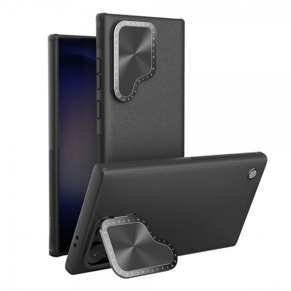 Nillkin Samsung Galaxy S24 Ultra Deksel CamShield Prop Leather MagSafe Svart