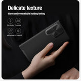 Nillkin Samsung Galaxy S24 Ultra Deksel CamShield Prop Leather MagSafe Svart