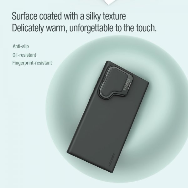Nillkin Samsung Galaxy S24 Ultra Deksel CamShield Silky Prop MagSafe Svart
