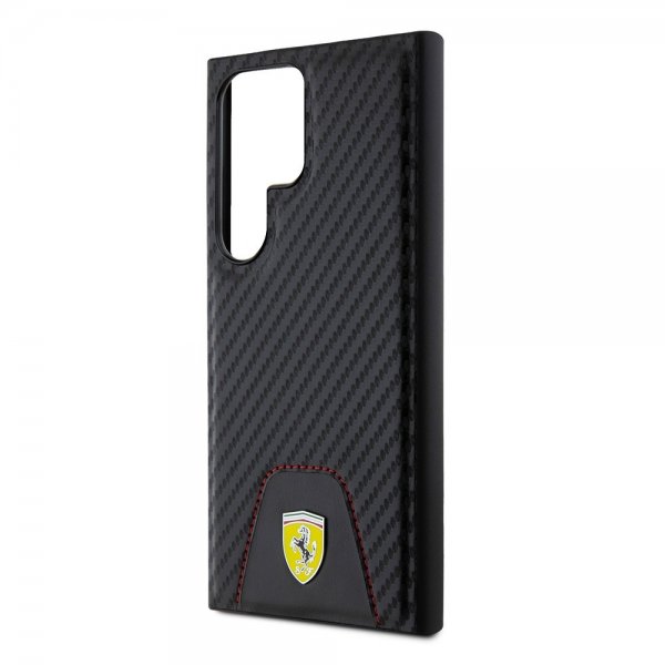 Ferrari Samsung Galaxy S24 Ultra Carbon & Stripe Svart