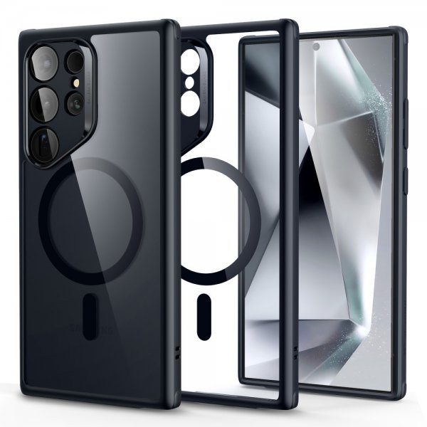 ESR Samsung Galaxy S24 Ultra Deksel Classic Hybrid HaloLock Clear Black
