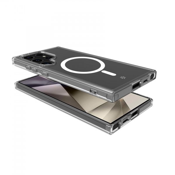 Celly Samsung Galaxy S24 Ultra Deksel GELSKINMAG MagSafe Transparent