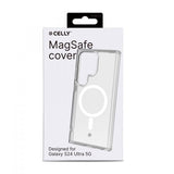 Celly Samsung Galaxy S24 Ultra Deksel GELSKINMAG MagSafe Transparent