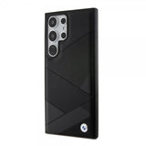 BMW Samsung Galaxy S24 Ultra Genuine Leather Textured Svart
