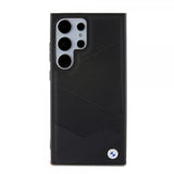 BMW Samsung Galaxy S24 Ultra Genuine Leather Textured Svart