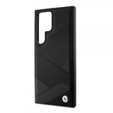 BMW Samsung Galaxy S24 Ultra Genuine Leather Textured Svart